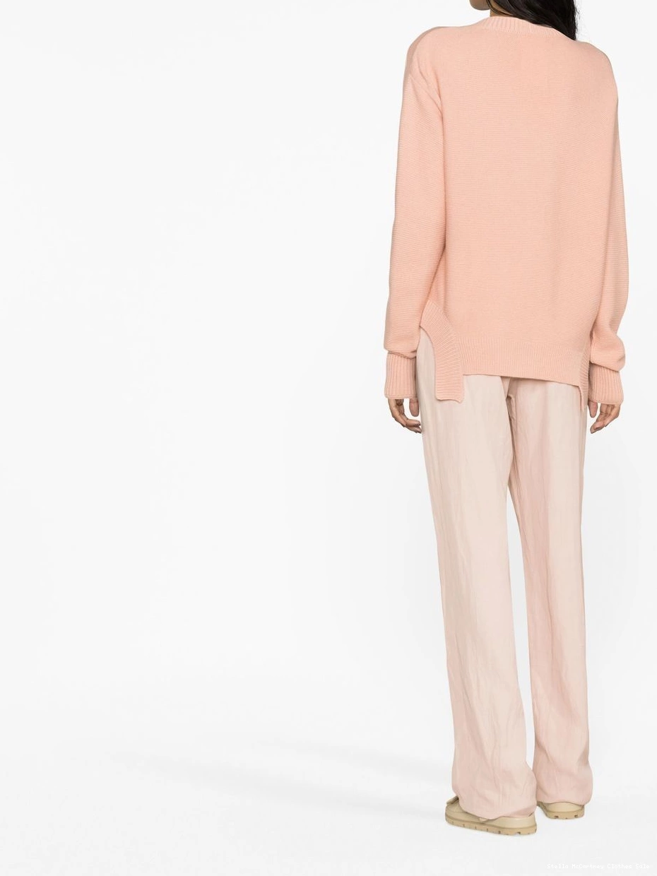 Cheap cashmere cardigan asymmetric V-neck McCartney Women Stella 0728